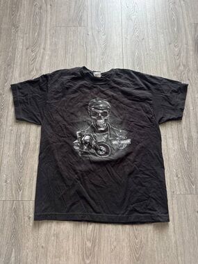 Vintage Harley-Davidson Skull Arizona T-Shirts L Size (85)